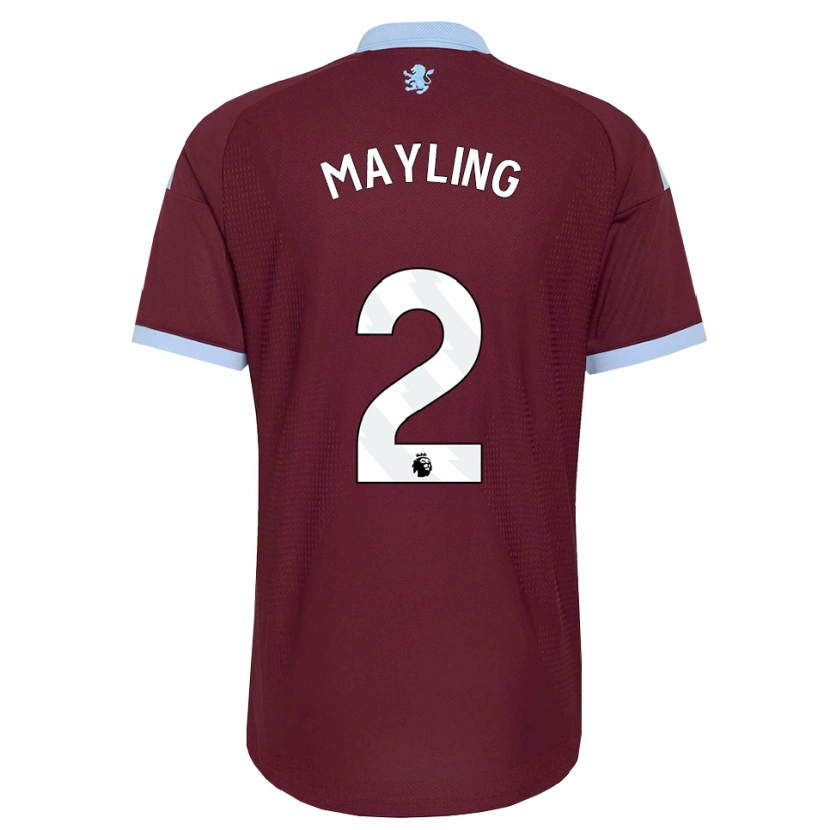 Danxen Kinderen Sarah Mayling #2 Korenbloemblauw Bordeaux Thuisshirt Thuistenue 2026/27 T-Shirt België