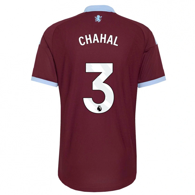 Danxen Kinderen Curran Chahal #3 Korenbloemblauw Bordeaux Thuisshirt Thuistenue 2026/27 T-Shirt België