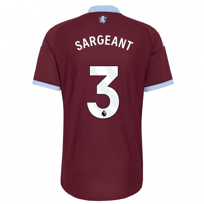 Danxen Kinderen Meaghan Sargeant #3 Korenbloemblauw Bordeaux Thuisshirt Thuistenue 2026/27 T-Shirt België