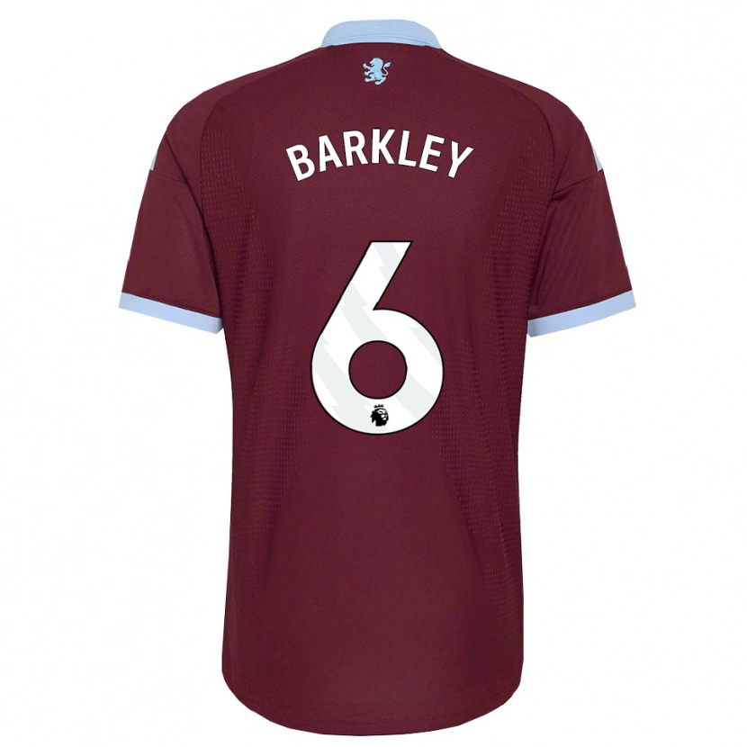 Danxen Kinderen Ross Barkley #6 Korenbloemblauw Bordeaux Thuisshirt Thuistenue 2026/27 T-Shirt België
