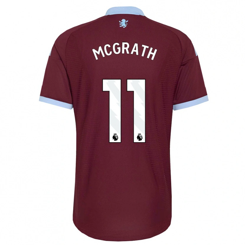 Danxen Kinderen Jack Mcgrath #11 Korenbloemblauw Bordeaux Thuisshirt Thuistenue 2026/27 T-Shirt België