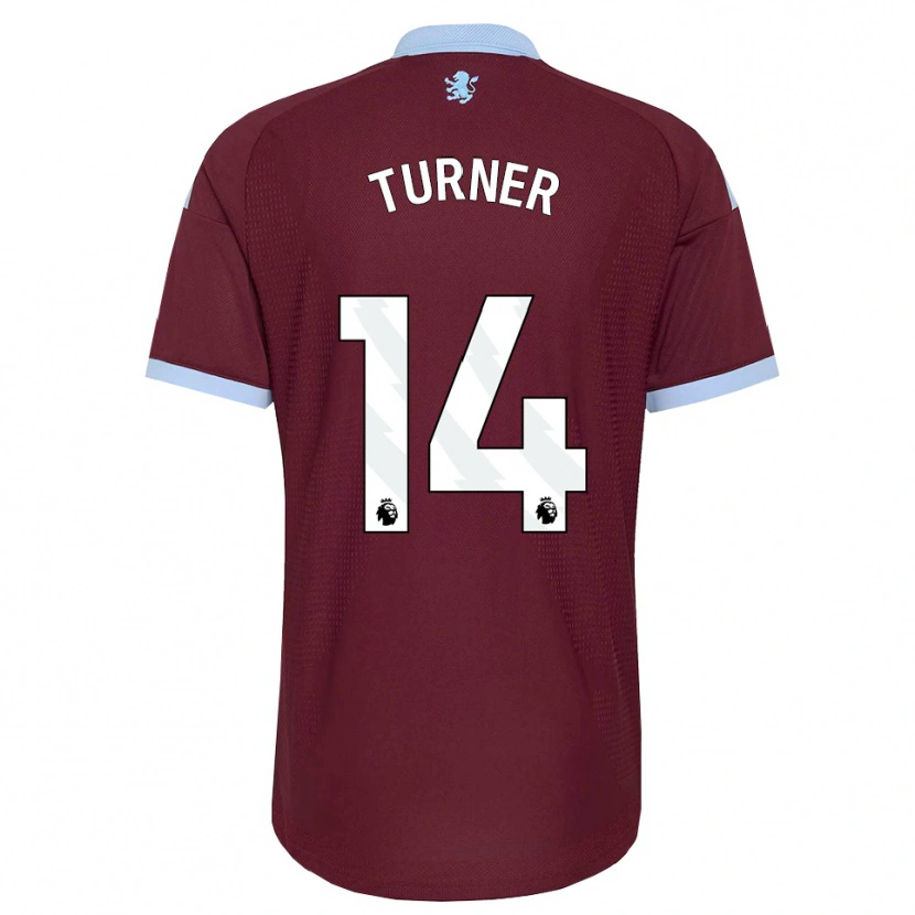 Danxen Kinderen Danielle Turner #14 Korenbloemblauw Bordeaux Thuisshirt Thuistenue 2026/27 T-Shirt België