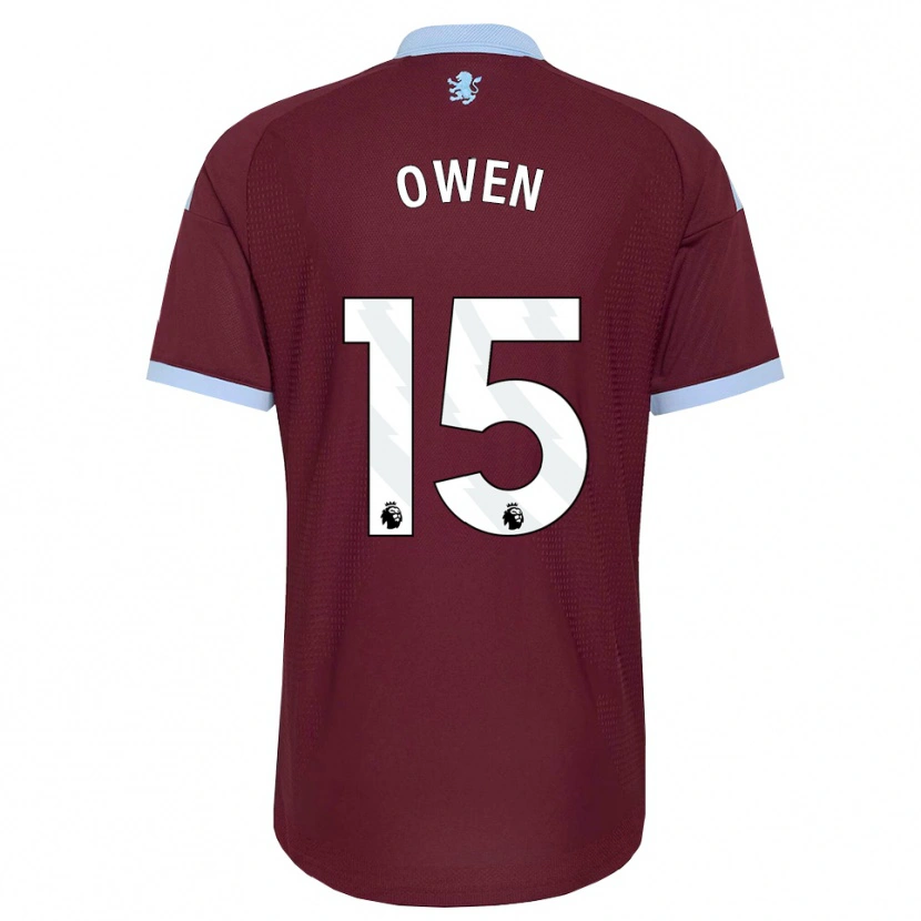 Danxen Kinderen Curtis Owen #15 Korenbloemblauw Bordeaux Thuisshirt Thuistenue 2026/27 T-Shirt België