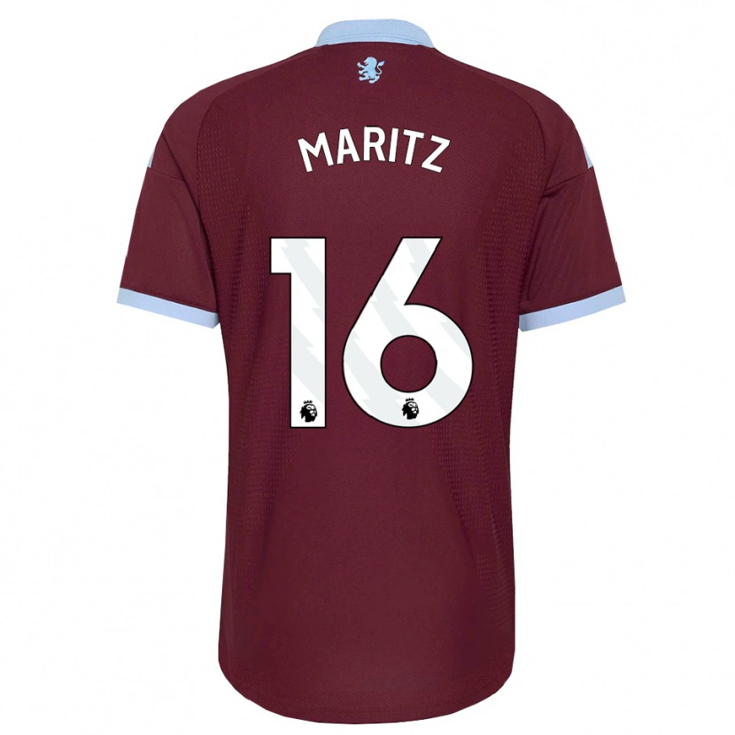 Danxen Kinderen Noelle Maritz #16 Korenbloemblauw Bordeaux Thuisshirt Thuistenue 2026/27 T-Shirt België