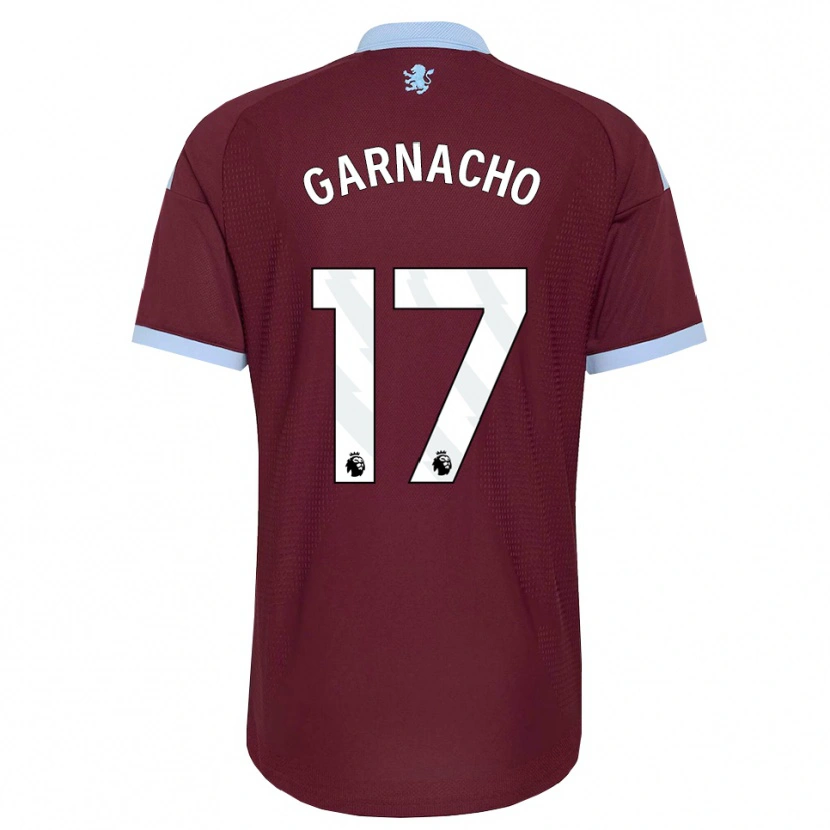 Danxen Kinderen Alejandro Garnacho #17 Korenbloemblauw Bordeaux Thuisshirt Thuistenue 2026/27 T-Shirt België
