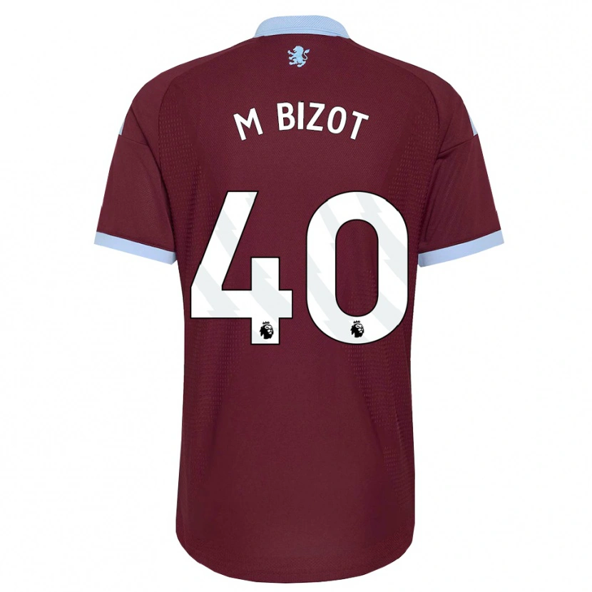 Danxen Kinderen Marco Bizot #40 Korenbloemblauw Bordeaux Thuisshirt Thuistenue 2026/27 T-Shirt België