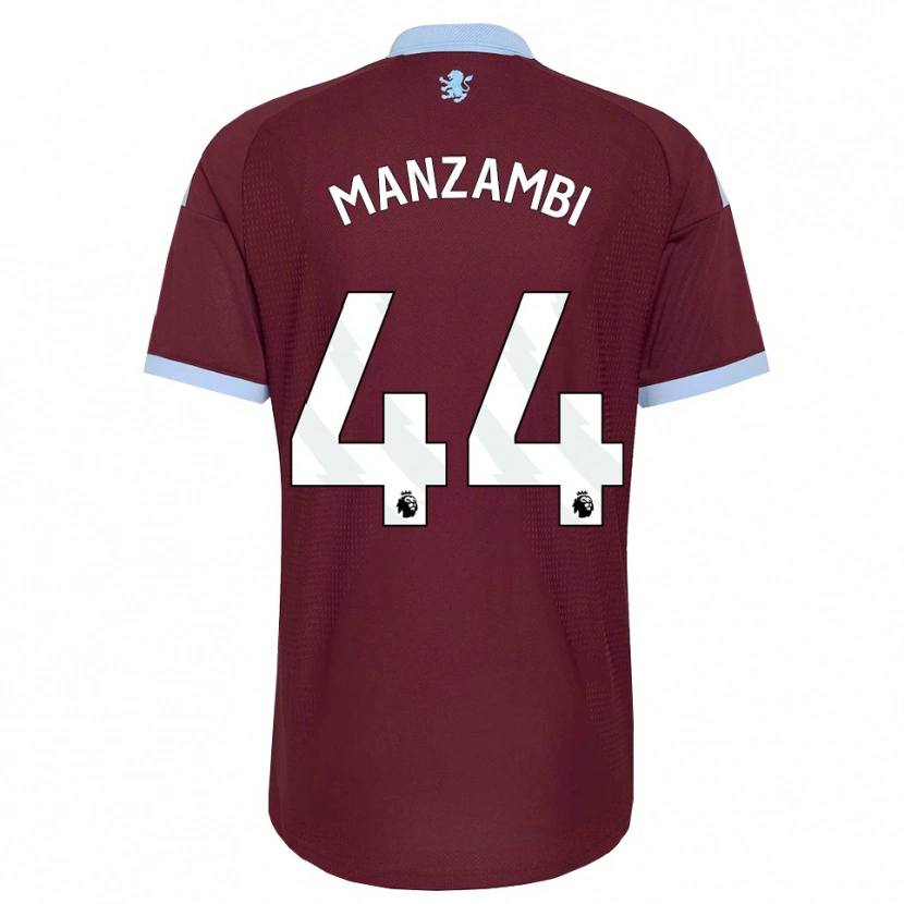 Danxen Kinderen Johan Manzambi #44 Korenbloemblauw Bordeaux Thuisshirt Thuistenue 2026/27 T-Shirt België
