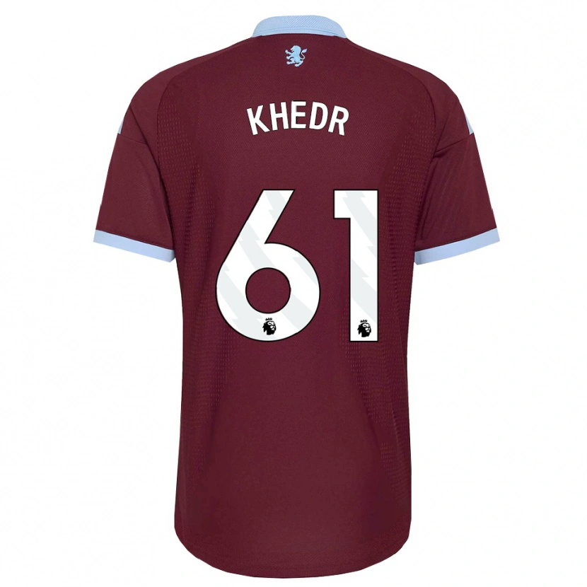 Danxen Kinderen Omar Khedr #61 Korenbloemblauw Bordeaux Thuisshirt Thuistenue 2026/27 T-Shirt België