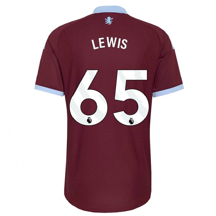 Danxen Kinderen Sam Lewis #65 Korenbloemblauw Bordeaux Thuisshirt Thuistenue 2026/27 T-Shirt België