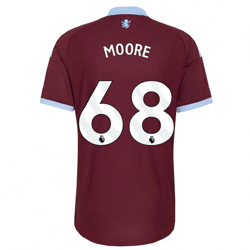 Danxen Kinderen Kobei Moore #68 Korenbloemblauw Bordeaux Thuisshirt Thuistenue 2026/27 T-Shirt België