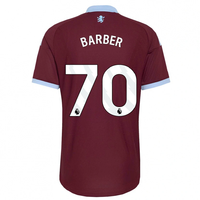Danxen Kinderen Jayden Barber #70 Korenbloemblauw Bordeaux Thuisshirt Thuistenue 2026/27 T-Shirt België