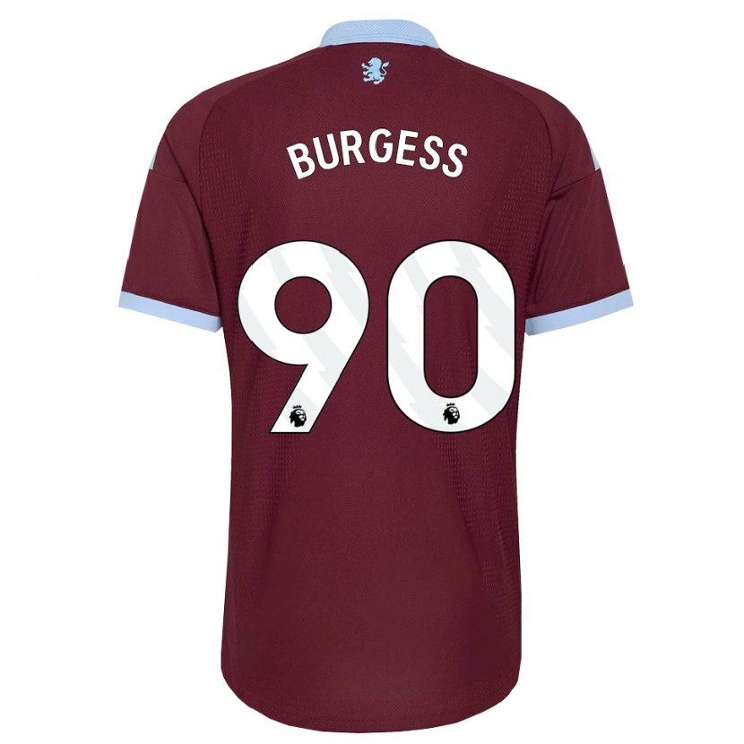 Danxen Kinderen Woody Burgess #90 Korenbloemblauw Bordeaux Thuisshirt Thuistenue 2026/27 T-Shirt België