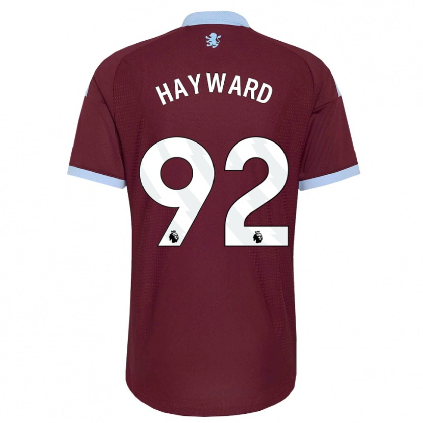 Danxen Kinderen Vinnie Hayward #92 Korenbloemblauw Bordeaux Thuisshirt Thuistenue 2026/27 T-Shirt België