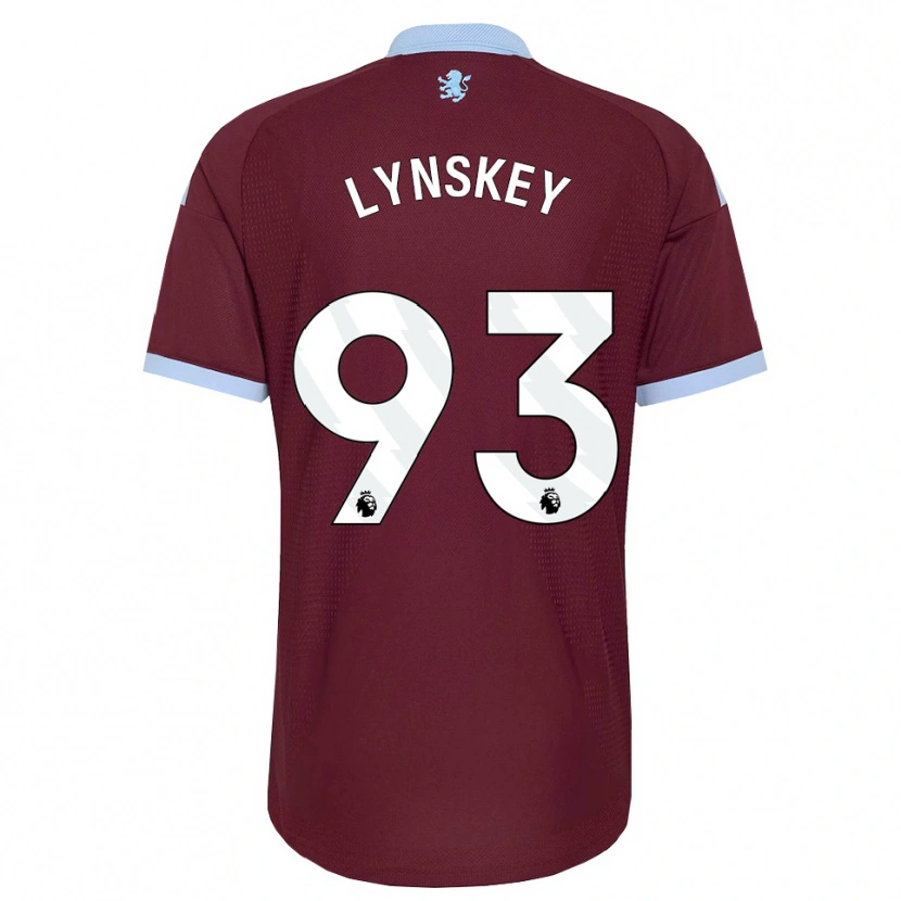 Danxen Kinderen Alfie Lynskey #93 Korenbloemblauw Bordeaux Thuisshirt Thuistenue 2026/27 T-Shirt België