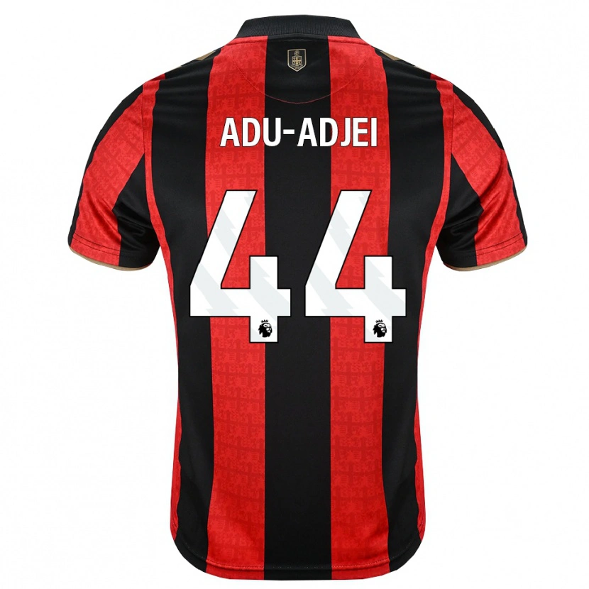 Danxen Kinderen Daniel Adu-Adjei #44 Goudgeel Rood Zwart Thuisshirt Thuistenue 2026/27 T-Shirt België
