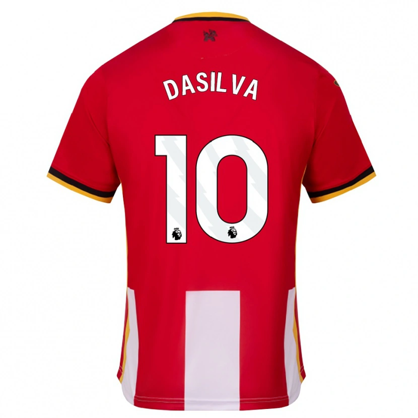 Danxen Kinderen Josh Dasilva #10 Geel Zwart Rood Thuisshirt Thuistenue 2026/27 T-Shirt België