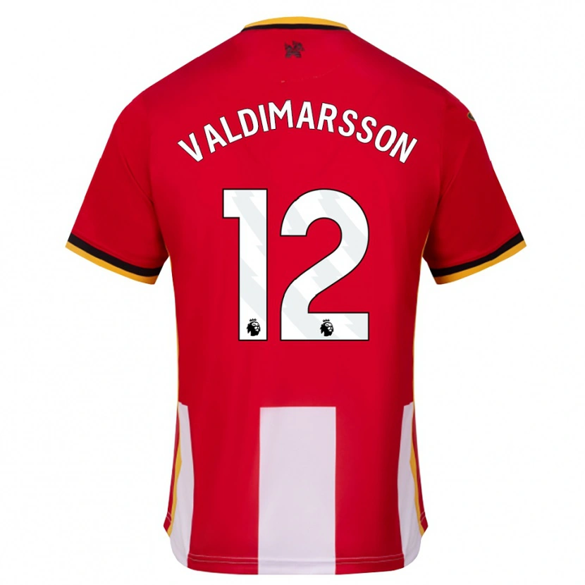 Danxen Kinderen Hákon Valdimarsson #12 Geel Zwart Rood Thuisshirt Thuistenue 2026/27 T-Shirt België
