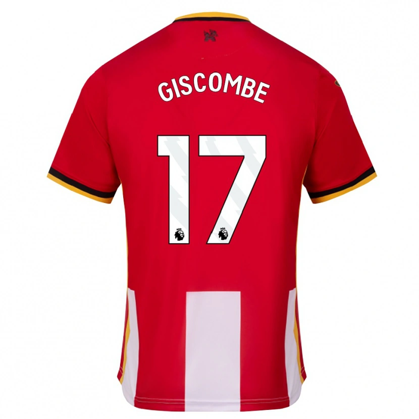 Danxen Kinderen Naeem Giscombe #17 Geel Zwart Rood Thuisshirt Thuistenue 2026/27 T-Shirt België