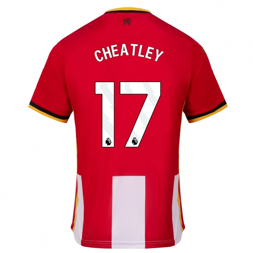 Danxen Kinderen Ashley Cheatley #17 Geel Zwart Rood Thuisshirt Thuistenue 2026/27 T-Shirt België