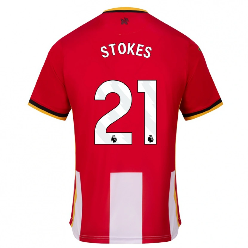 Danxen Kinderen Aidan Stokes #21 Geel Zwart Rood Thuisshirt Thuistenue 2026/27 T-Shirt België