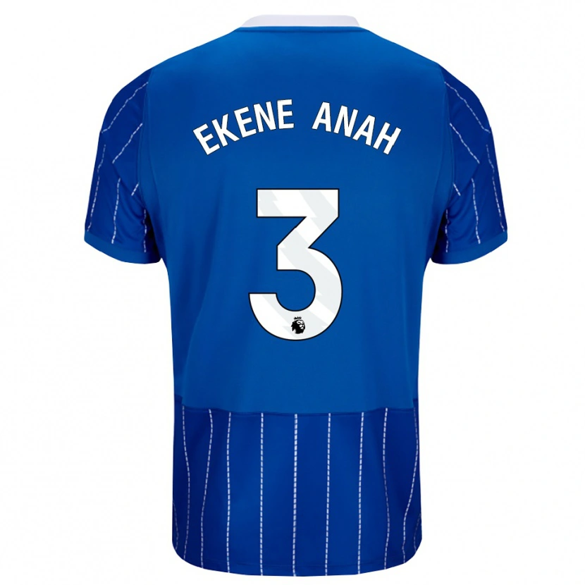 Danxen Kinderen Cristiano Ekene Anah #3 Mediumblauw Wit Thuisshirt Thuistenue 2026/27 T-Shirt België