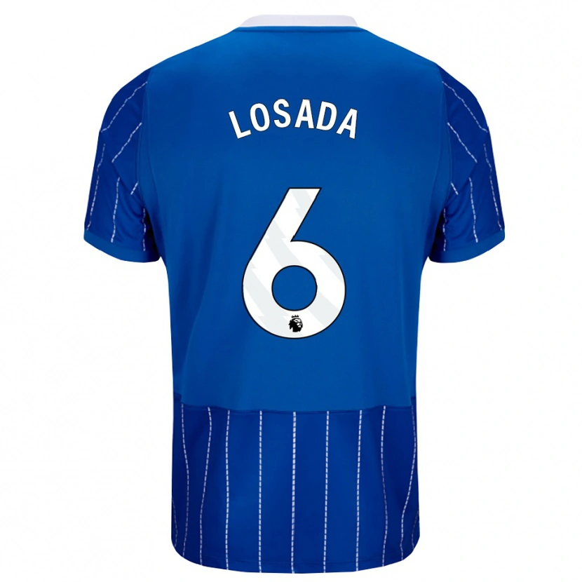 Danxen Kinderen Vicky Losada #6 Mediumblauw Wit Thuisshirt Thuistenue 2026/27 T-Shirt België