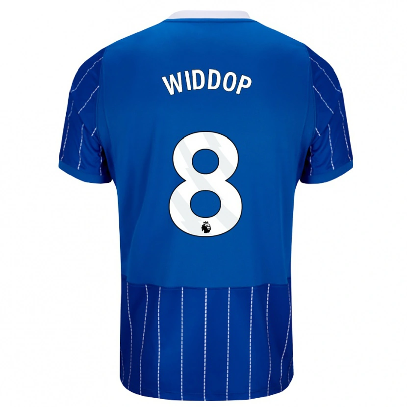Danxen Kinderen Fraser Widdop #8 Mediumblauw Wit Thuisshirt Thuistenue 2026/27 T-Shirt België