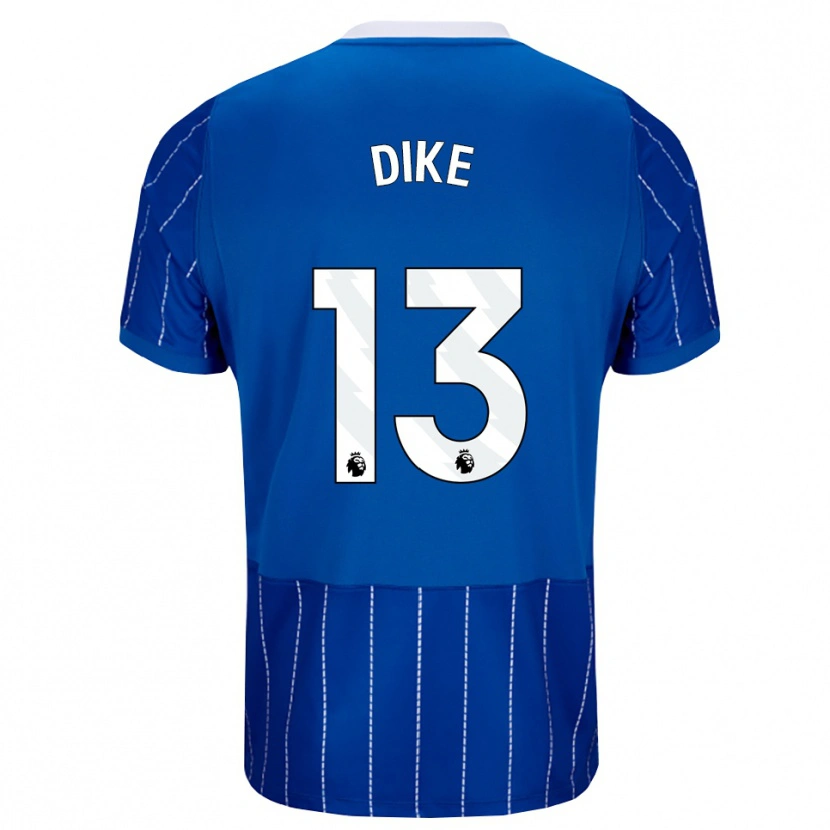 Danxen Kinderen Michael Dike #13 Mediumblauw Wit Thuisshirt Thuistenue 2026/27 T-Shirt België