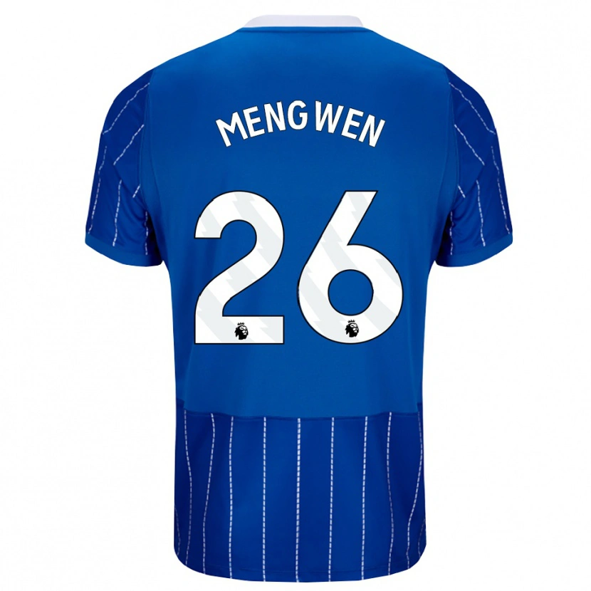 Danxen Kinderen Li Mengwen #26 Mediumblauw Wit Thuisshirt Thuistenue 2026/27 T-Shirt België