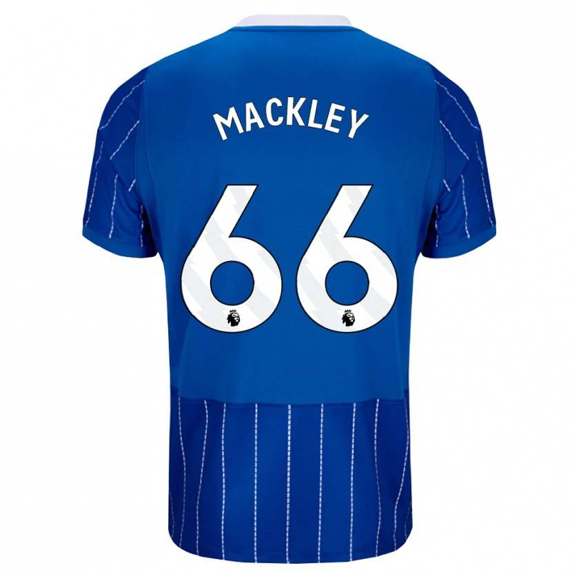 Danxen Kinderen Callum Mackley #66 Mediumblauw Wit Thuisshirt Thuistenue 2026/27 T-Shirt België