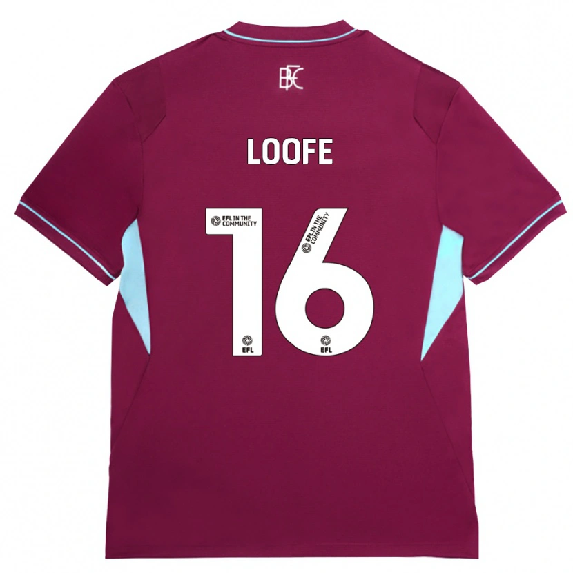 Danxen Kinderen Joseph Loofe #16 Bordeaux Groen Thuisshirt Thuistenue 2026/27 T-Shirt België