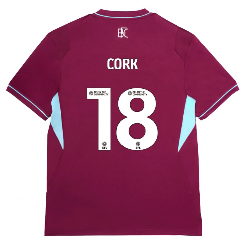 Danxen Kinderen Jack Cork #18 Bordeaux Groen Thuisshirt Thuistenue 2026/27 T-Shirt België