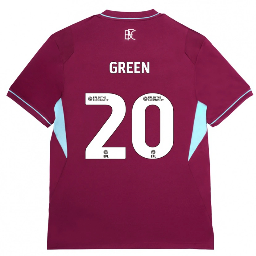 Danxen Kinderen Etienne Green #20 Bordeaux Groen Thuisshirt Thuistenue 2026/27 T-Shirt België