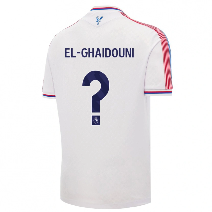 Danxen Kinderen Nabil El-Ghaidouni Taitt #0 Wit Rood Blauw Thuisshirt Thuistenue 2026/27 T-Shirt België