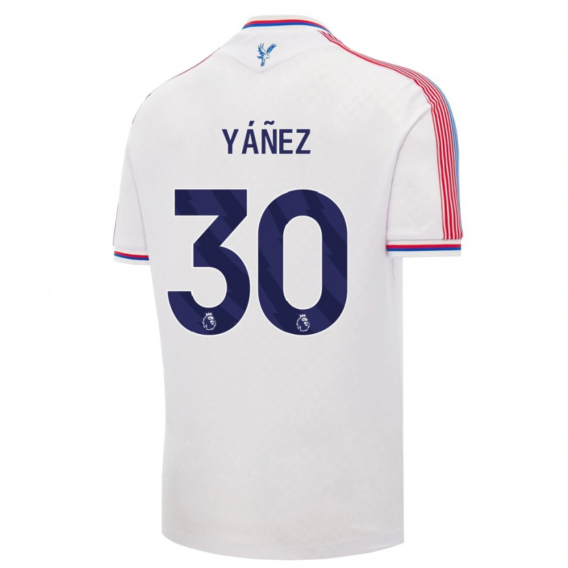 Danxen Kinderen Shae Yáñez #30 Wit Rood Blauw Thuisshirt Thuistenue 2026/27 T-Shirt België