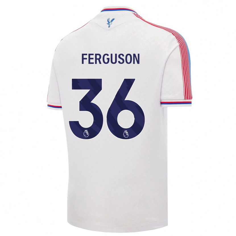 Danxen Kinderen Nathan Ferguson #36 Wit Rood Blauw Thuisshirt Thuistenue 2026/27 T-Shirt België