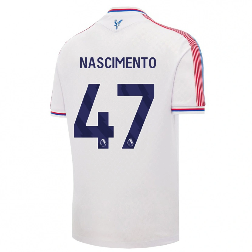 Danxen Kinderen Adler Nascimento #47 Wit Rood Blauw Thuisshirt Thuistenue 2026/27 T-Shirt België
