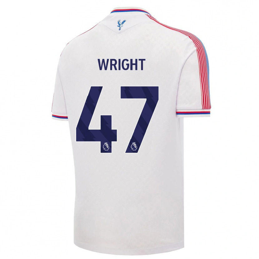 Danxen Kinderen Annis-Clara Wright #47 Wit Rood Blauw Thuisshirt Thuistenue 2026/27 T-Shirt België