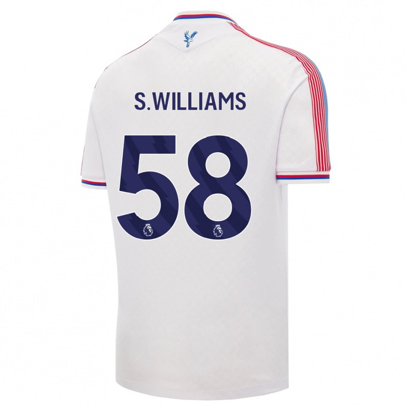 Danxen Kinderen Seb Williams #58 Wit Rood Blauw Thuisshirt Thuistenue 2026/27 T-Shirt België