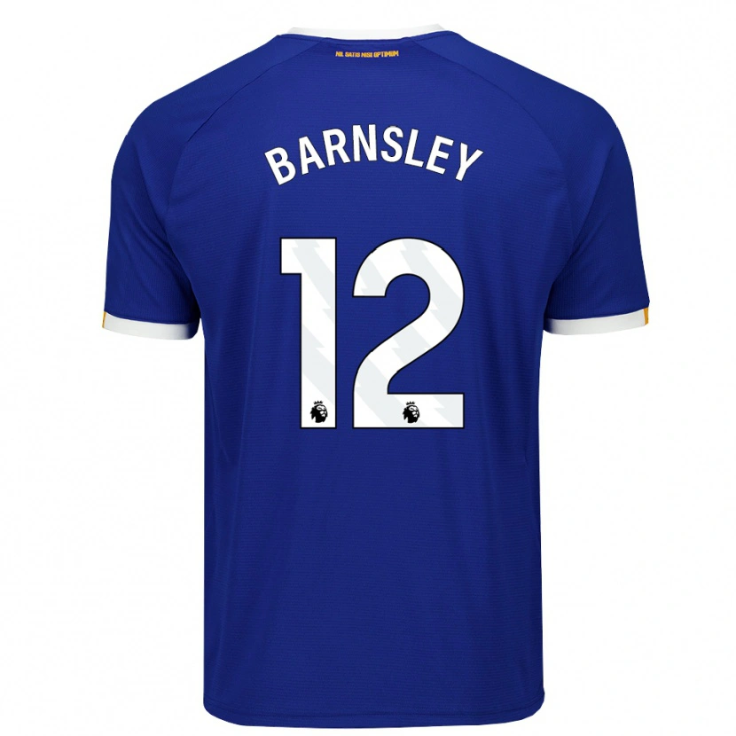 Danxen Kinderen Fraser Barnsley #12 Blauw Wit Geel Thuisshirt Thuistenue 2026/27 T-Shirt België