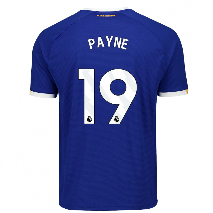 Danxen Kinderen Heather Payne #19 Blauw Wit Geel Thuisshirt Thuistenue 2026/27 T-Shirt België