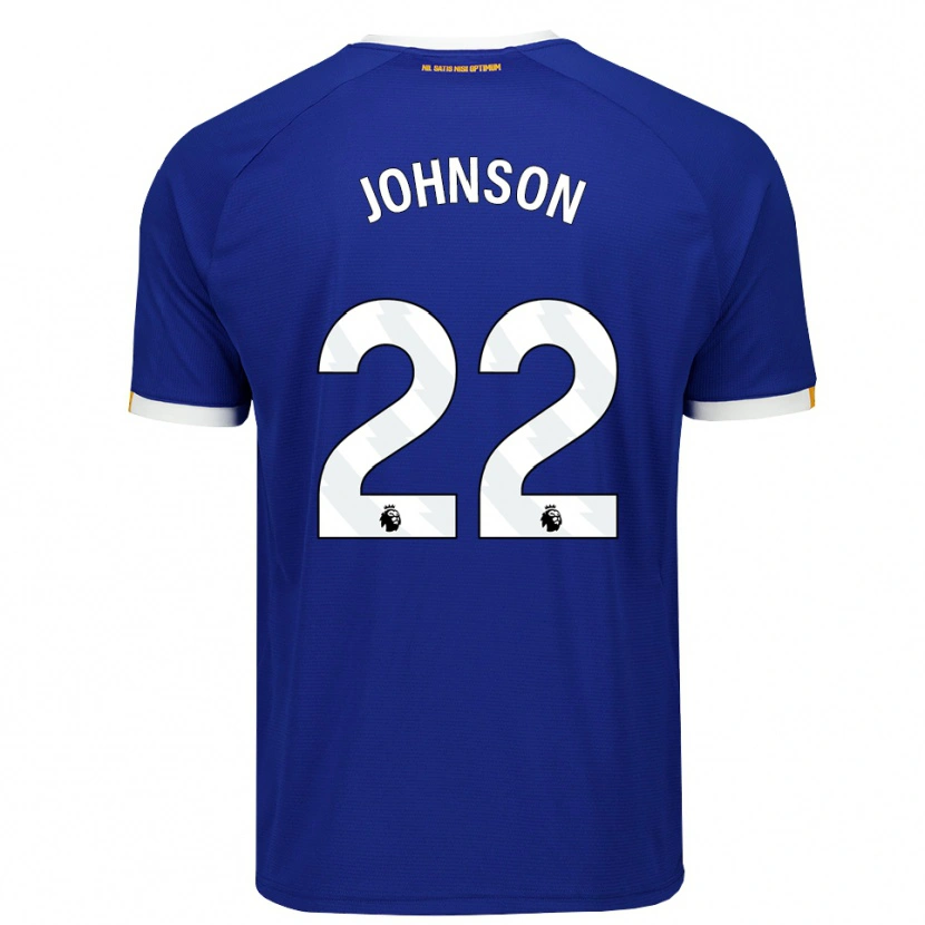 Danxen Kinderen Brennan Johnson #22 Blauw Wit Geel Thuisshirt Thuistenue 2026/27 T-Shirt België