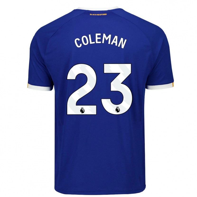 Danxen Kinderen Seamus Coleman #23 Blauw Wit Geel Thuisshirt Thuistenue 2026/27 T-Shirt België