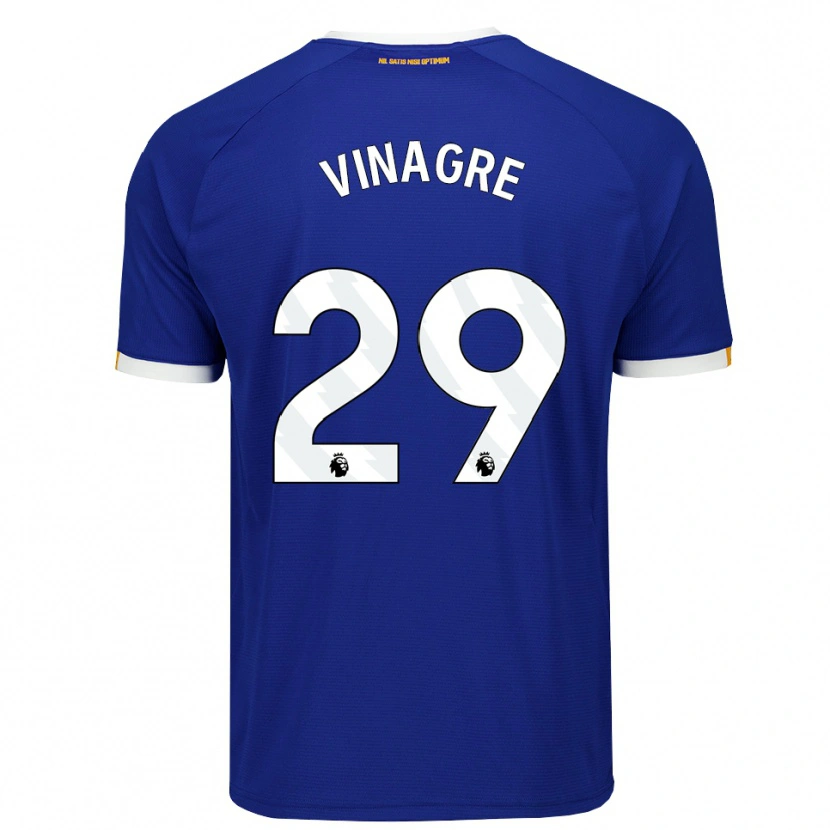 Danxen Kinderen Ruben Vinagre #29 Blauw Wit Geel Thuisshirt Thuistenue 2026/27 T-Shirt België
