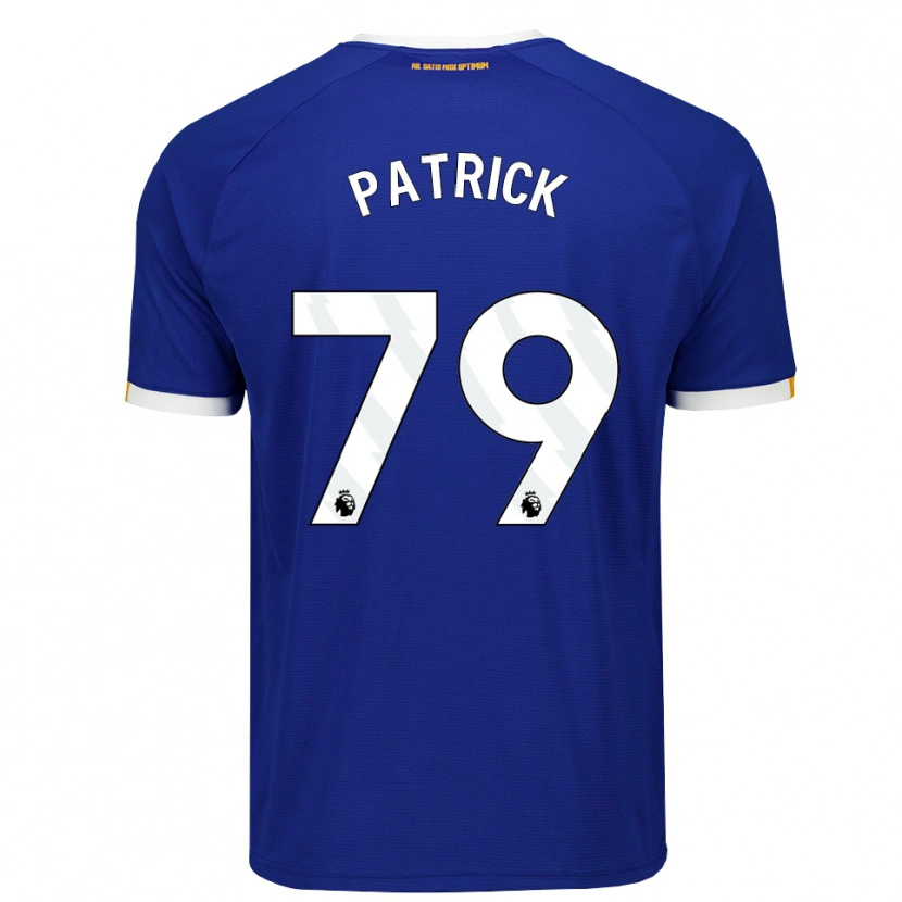 Danxen Kinderen Seve Patrick #79 Blauw Wit Geel Thuisshirt Thuistenue 2026/27 T-Shirt België