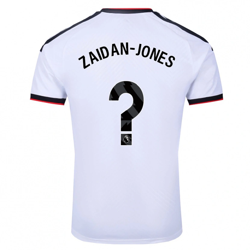 Danxen Kinderen Maddox Zaidan-Jones #0 Wit Zwart Rood Thuisshirt Thuistenue 2026/27 T-Shirt België