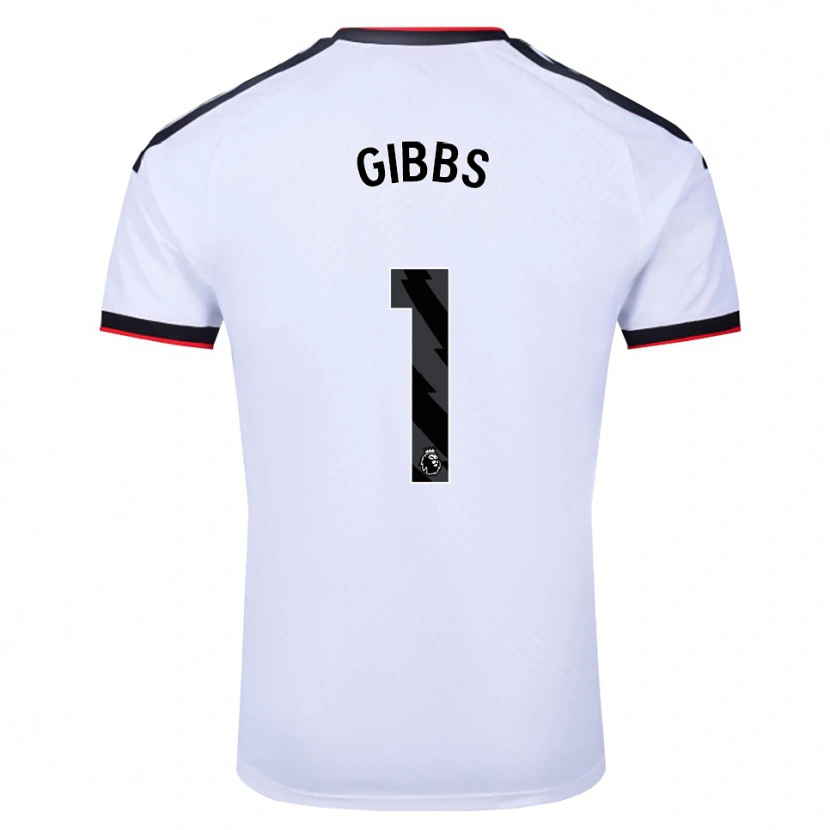 Danxen Kinderen Frankie Gibbs #1 Wit Zwart Rood Thuisshirt Thuistenue 2026/27 T-Shirt België