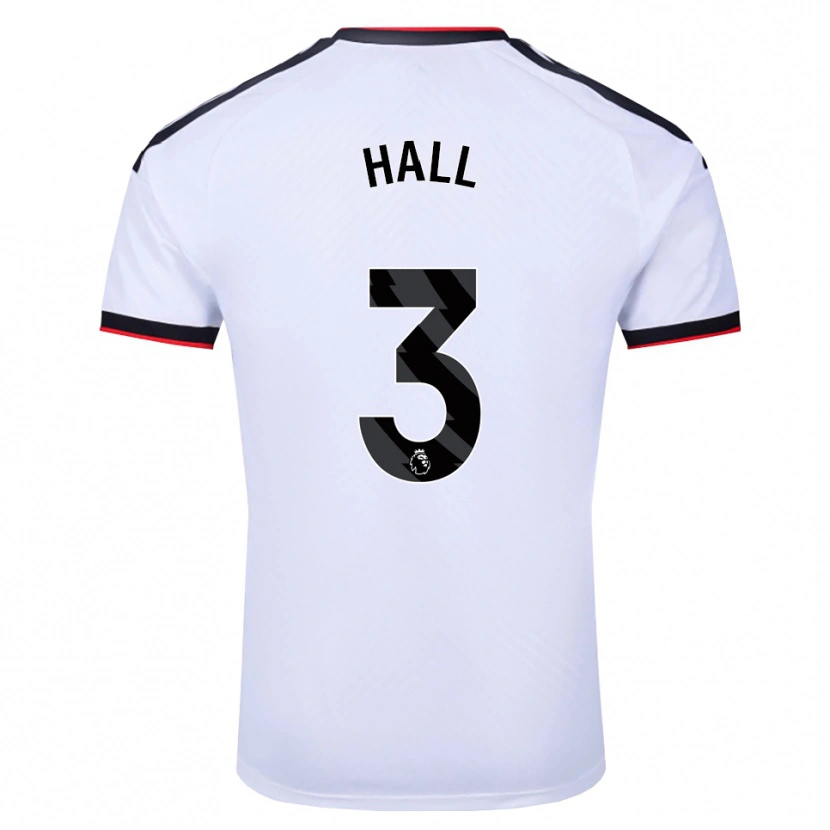 Danxen Kinderen Marcel Hall #3 Wit Zwart Rood Thuisshirt Thuistenue 2026/27 T-Shirt België