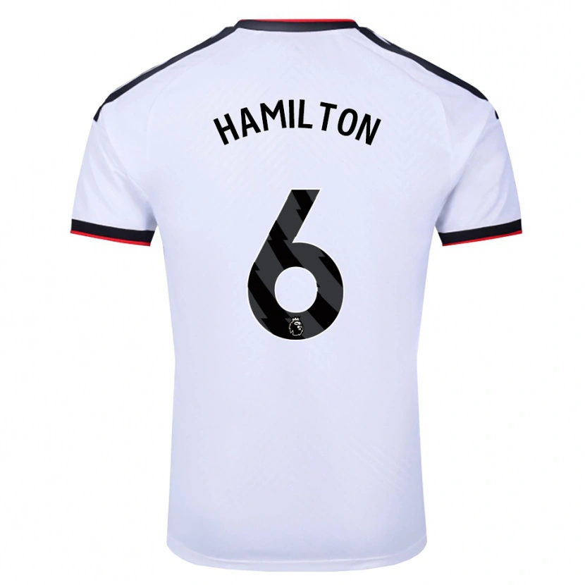 Danxen Kinderen Leo Hamilton #6 Wit Zwart Rood Thuisshirt Thuistenue 2026/27 T-Shirt België