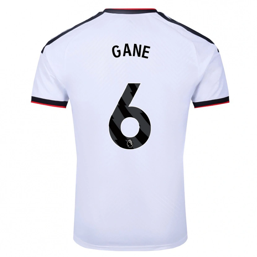 Danxen Kinderen Evie Gane #6 Wit Zwart Rood Thuisshirt Thuistenue 2026/27 T-Shirt België
